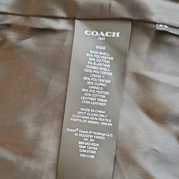 Coach Blue Trench Coat Classic Style - Picture 13 of 13